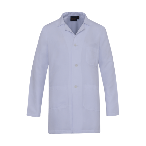 White Medical Or Laboratory Long Sleeve Coat